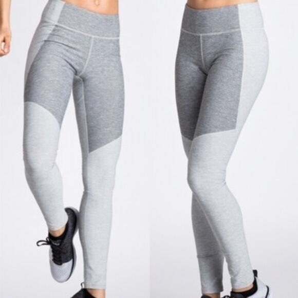 Outdoor Voices Pants - OUTDOOR VOICES Warmup Legging Gray Colorblock Sz S 7/8 Length